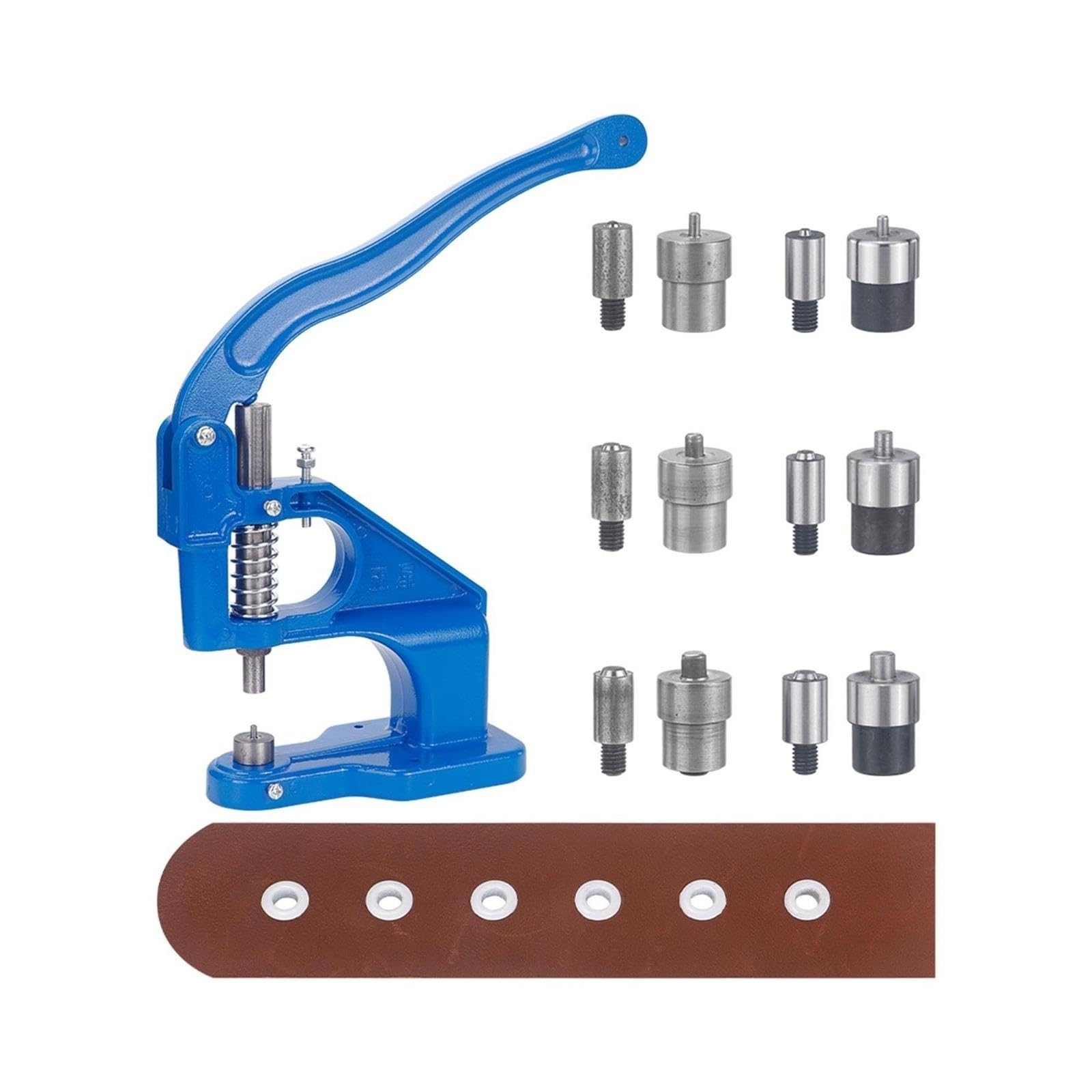Sacabocados Para Cuero 1 Juego de máquina de prensa Manual de aluminio