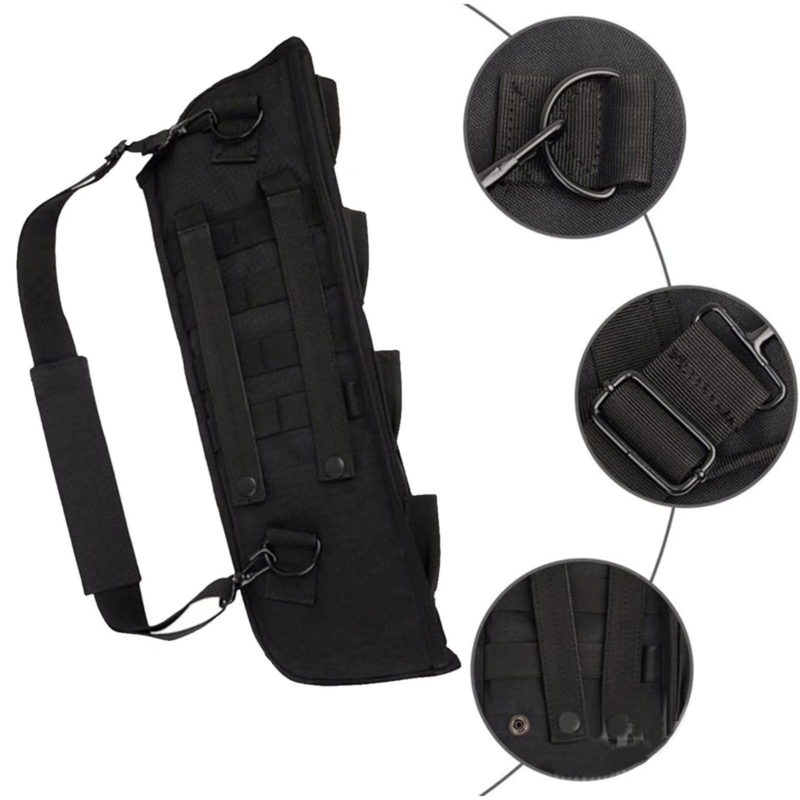 50cm Taktische Schrotflinten Gewehrscheidetasche,Shotgun Holster Schultertasche Mit Gepolstertem Holster Multifunktions Schulterholster Gewehrtasche