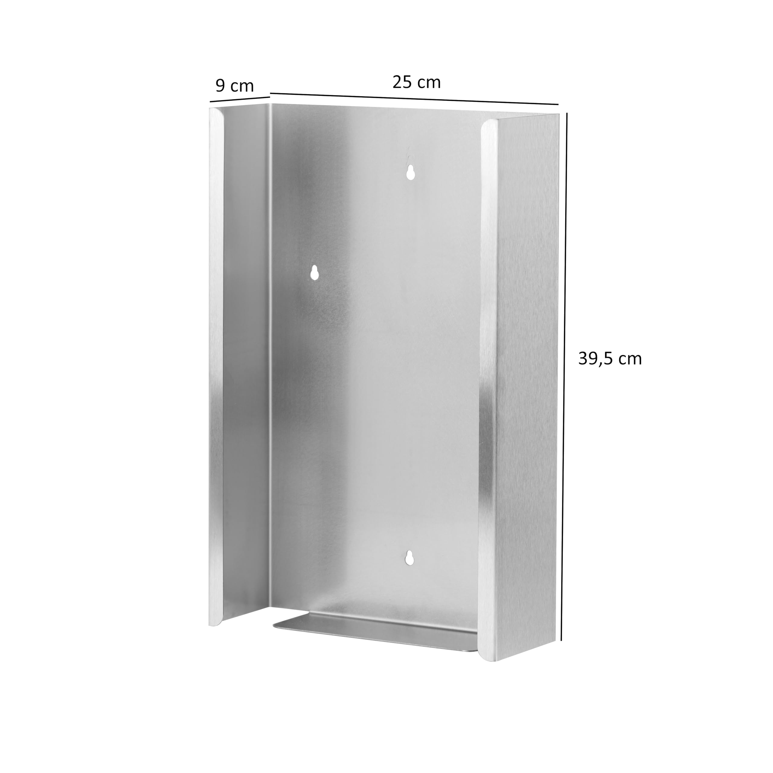 gardivo Soporte para guantes de acero inoxidable (3 cajas), soporte de pared para guantes, dispensador de guantes desechables, soporte para guantes desechables,