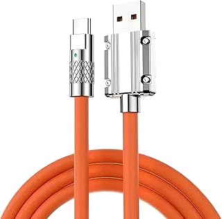 وصلة شحن سريع، موصل شحن عالي القوة مع هيكل صلب للحفاظ على سلامة المنفذ ودعم الشحن السريع الفعال لمختلف الأجهزة من خرطوم