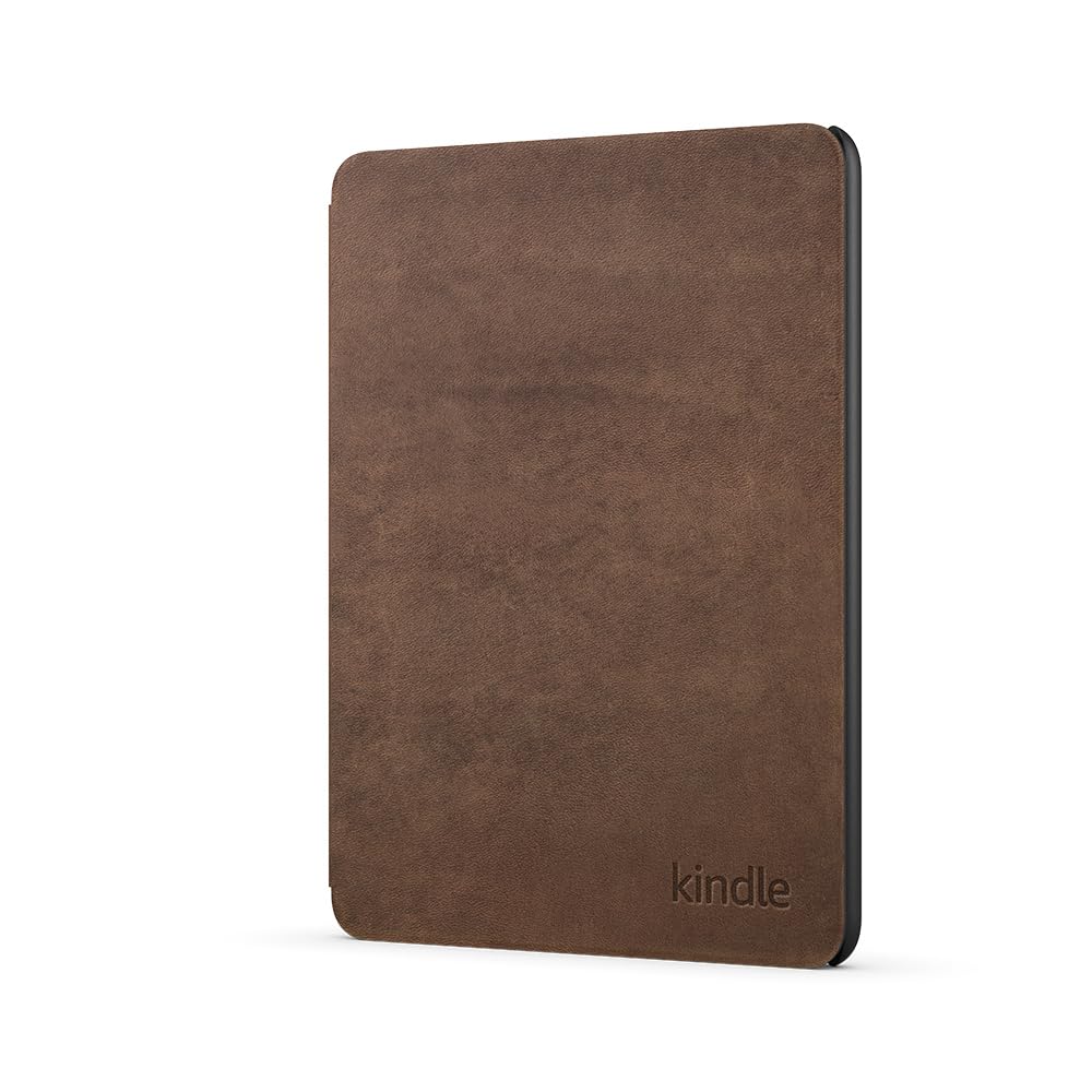 Kindle Paperwhite Signature Edition (versione 2024) da 32 GB senza pubblicità, una custodia in pelle Amazon Premium e un dock di ricarica wireless Made for Amazon