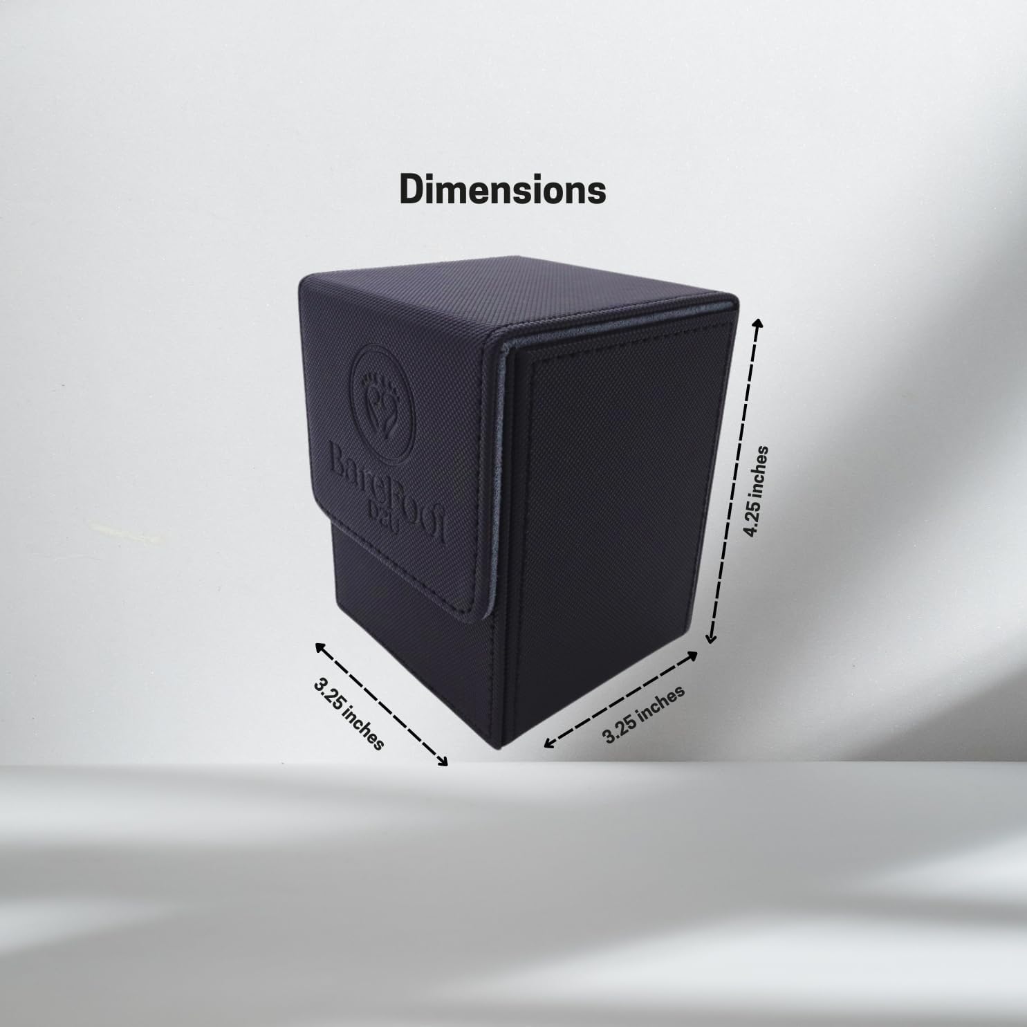 2 Pack Card Deck Box for 200+Single Sleeved Cards with 2 Dividers, Commander Deck Box Compatible fit for MTG, TCG, and Sports Cards.