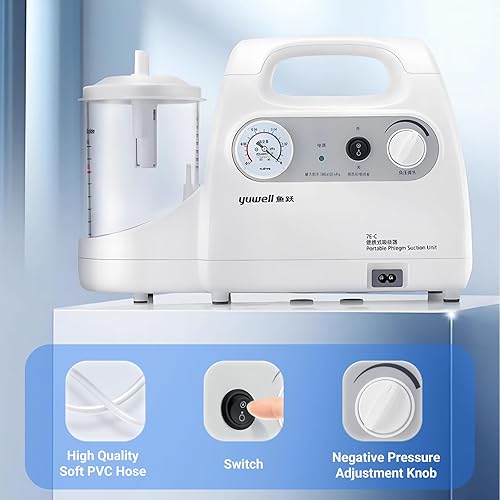 Miniatura 6 de Extractor de vacío doméstico portátil de 1000 cc - Unidad de bomba de vacío silenciosa para el cuidado del hogar, bajo ruido, 110 V