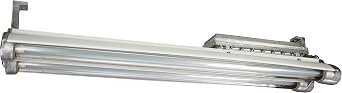 Larson Electronics 0-10V Dimmable Explosion Proof Emergency LED Light - 4 Foot 2 lamp - Backup Ballast - C1D1/C2D1 - Surface Mount - 5600K