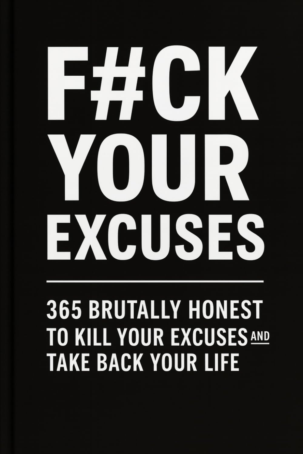 F#CK YOUR EXCUSES: 365 Brutally Honest Prompts to Kill Your Excuses and Take Back Your Life (No Excuses Series)
