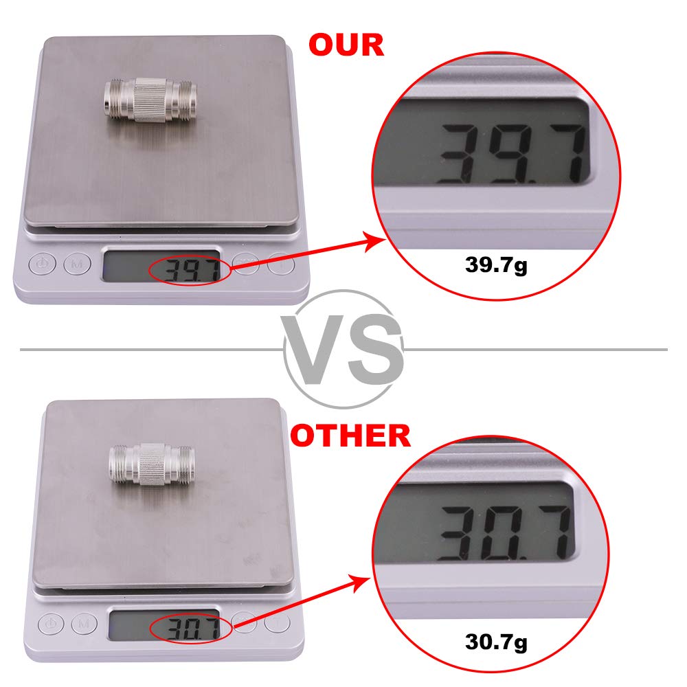 Bеѕt Dеаl 🛒 10PCS N-Female to N-Female Connector RF Coax Cable Adapter Barrel Connectors Double Female Connector Plug by XRDS-RF(NOT for TV) Gеt Sресіаl Prісе 10PCS N-Female to N-Female Connector RF Coax Cable Adapter Barrel Connectors Double Female Connector Plug by XRDS-RF(NOT for TV)