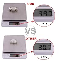 Vista 3 de XRDS -RF 2 unids N hembra a N hembra adaptador de cable coaxial Conectores de barril Conector doble conector (NO para TV)