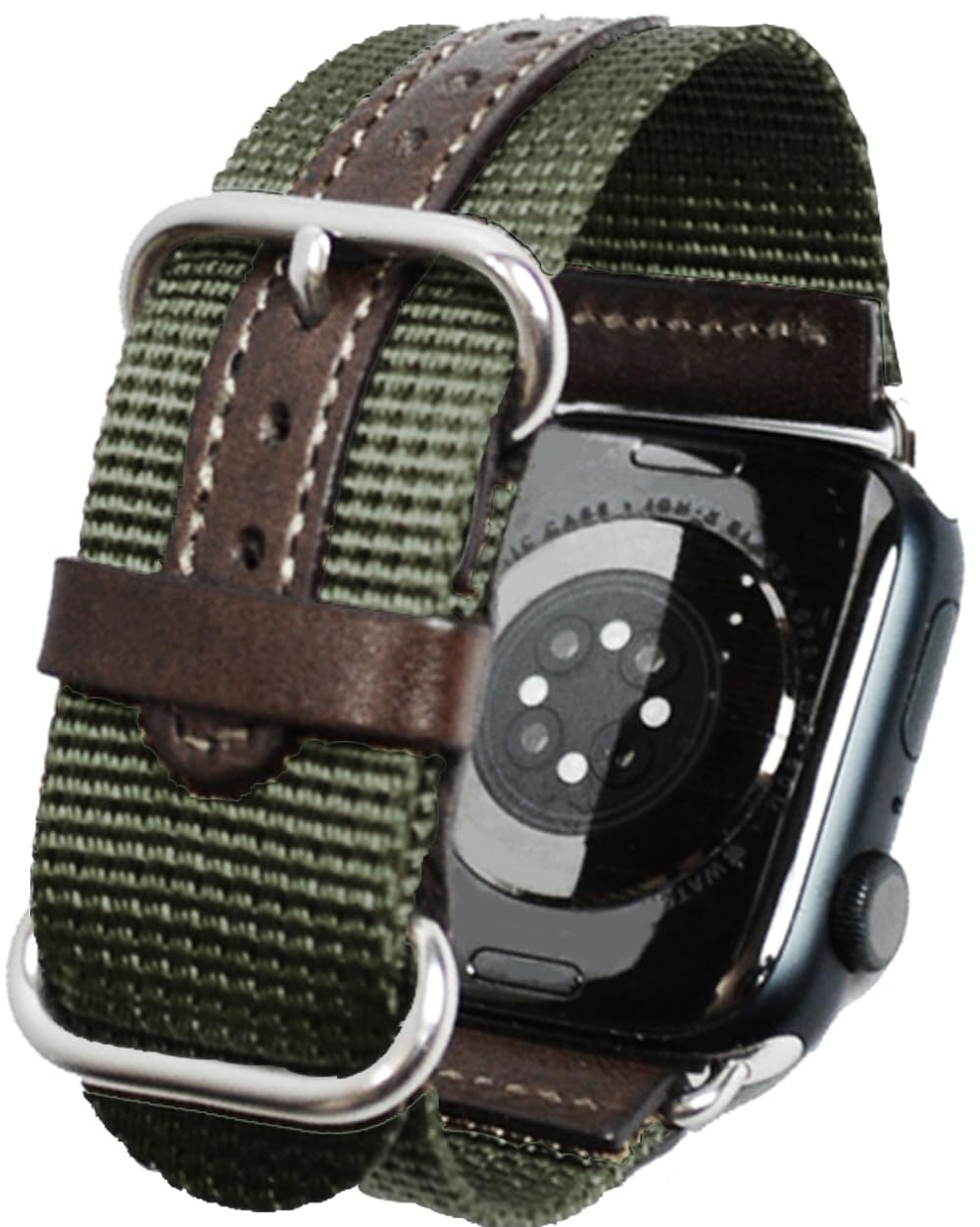 atelier CODEL Apple Watch Band, Professional Craftsmanship for the Ultimate Fit, Apple Watch Nylon Leather Belt, Compatible with All Series Including the Latest 11, Made in Japan (44mm/45mm/46mm/49mm 