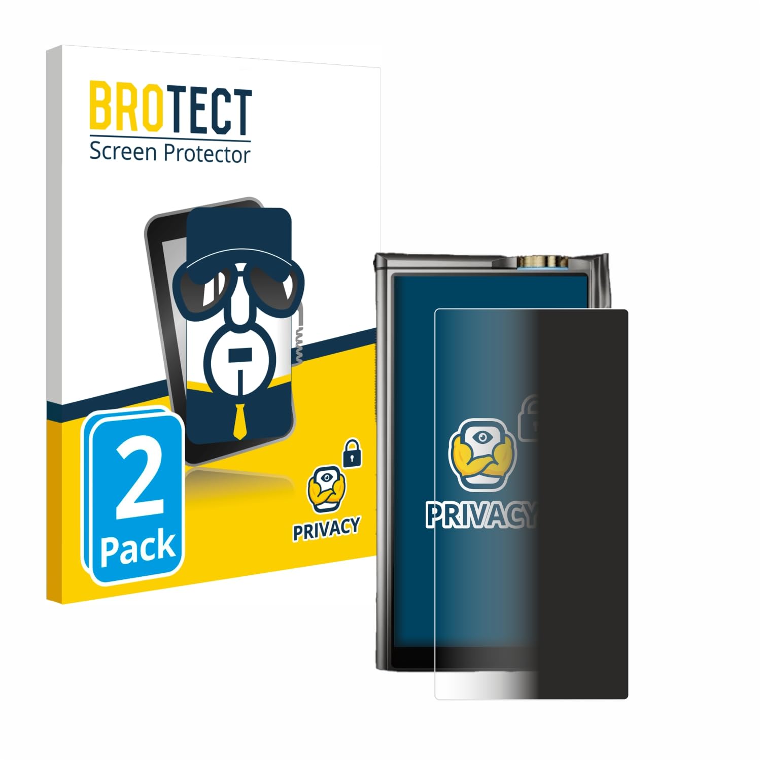 brotect (2 Pack Privacy Screen Protector Compatible with Cayin N30LE [Anti-Spy, Protection-Film, Blue Light Filter]