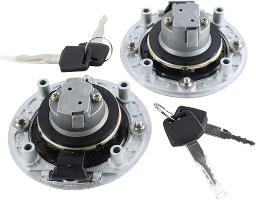 Miniatura 2 de SLMOTO Llaves de tapa de depósito de combustible para Suzuki GSXR 600 1997-2003 SV650 SV650S 1999-2002 GSX-R 750 2001-2003 TL1000S 1997-2001