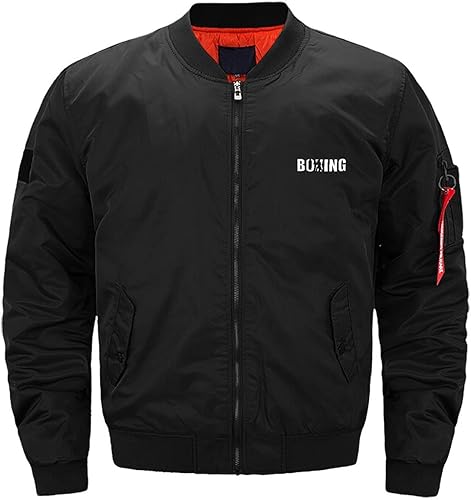 Miniatura 1 de Boxing and Boxers Men's Flight Bomber Jackets Thicken Windproof Windbreaker Military Jacket Full Zip Outwear