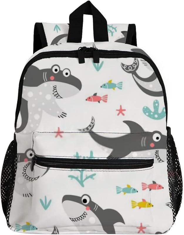 Mochila infantil para meninos e meninas em idade pré-escolar, bolsa de viagem divertida de tubarão e peixes, para crianças primárias, estudantes e crianças em oferta na Shopee Mochila infantil para meninos e meninas em idade pré-escolar, bolsa de viagem divertida de tubarão e peixes, para crianças primárias, estudantes e crianças em oferta na Shopee