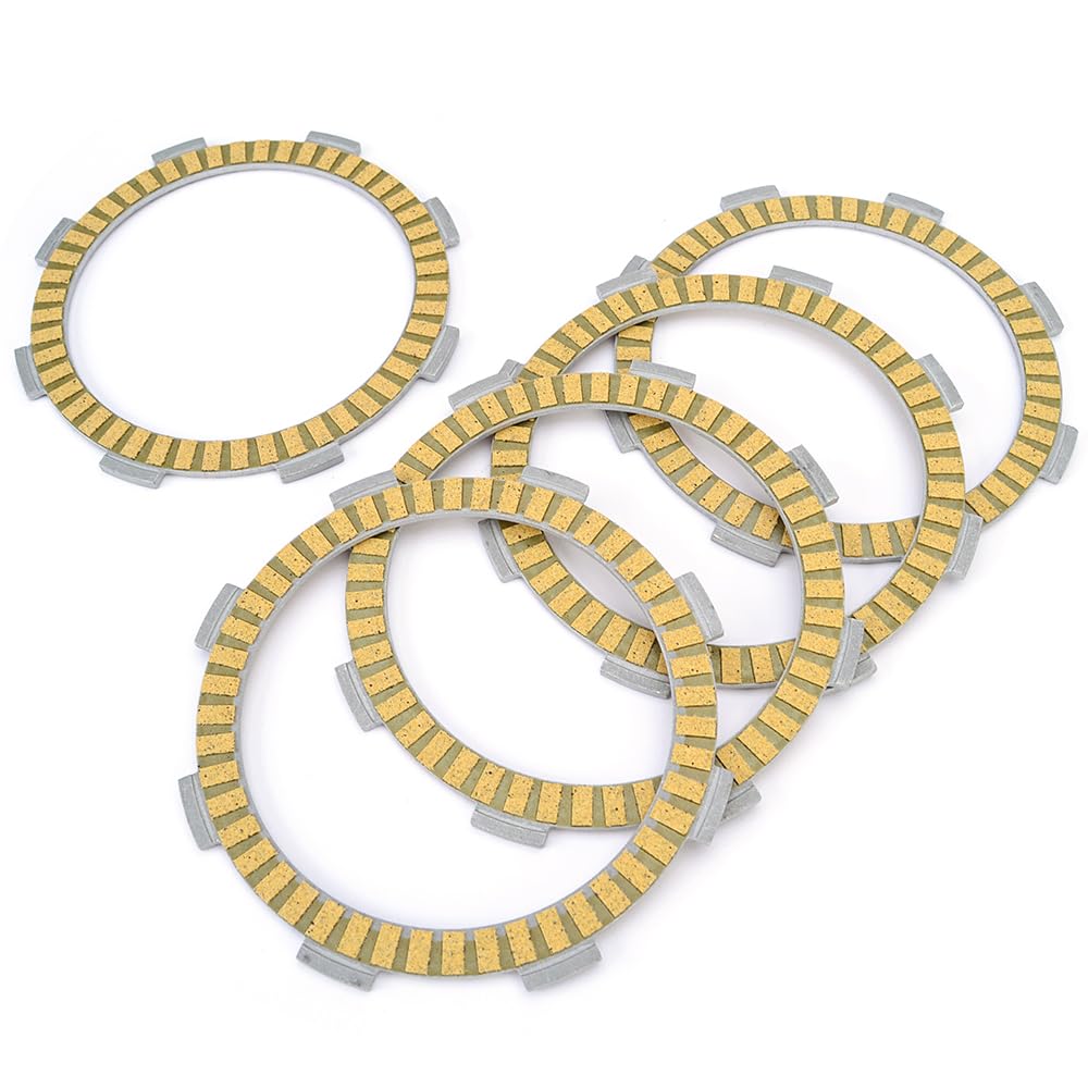 TERAM OISIRS - Kit de discos recortados y lisos para embrague para Honda TRX 250 TE FourTrax de 2002 2003 2004 2005 2006 2007 2008 2009 2010