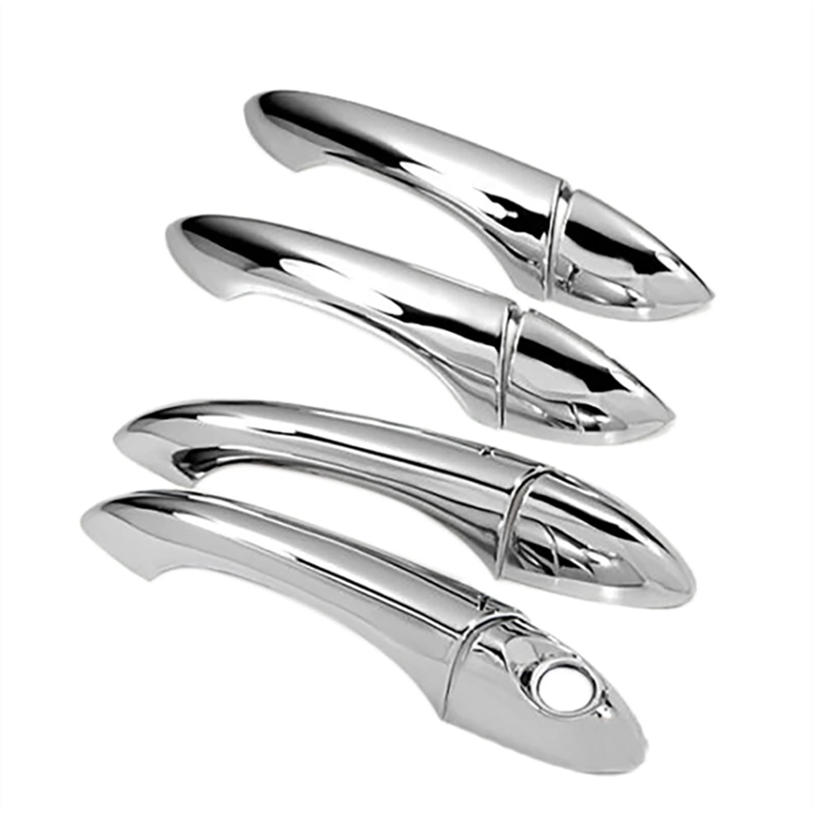 Rinkteea One Color Exterior Car Door Handle For X5 E53 2000-2006 Car Triple Chrome Door Handle Cover Trim Fit