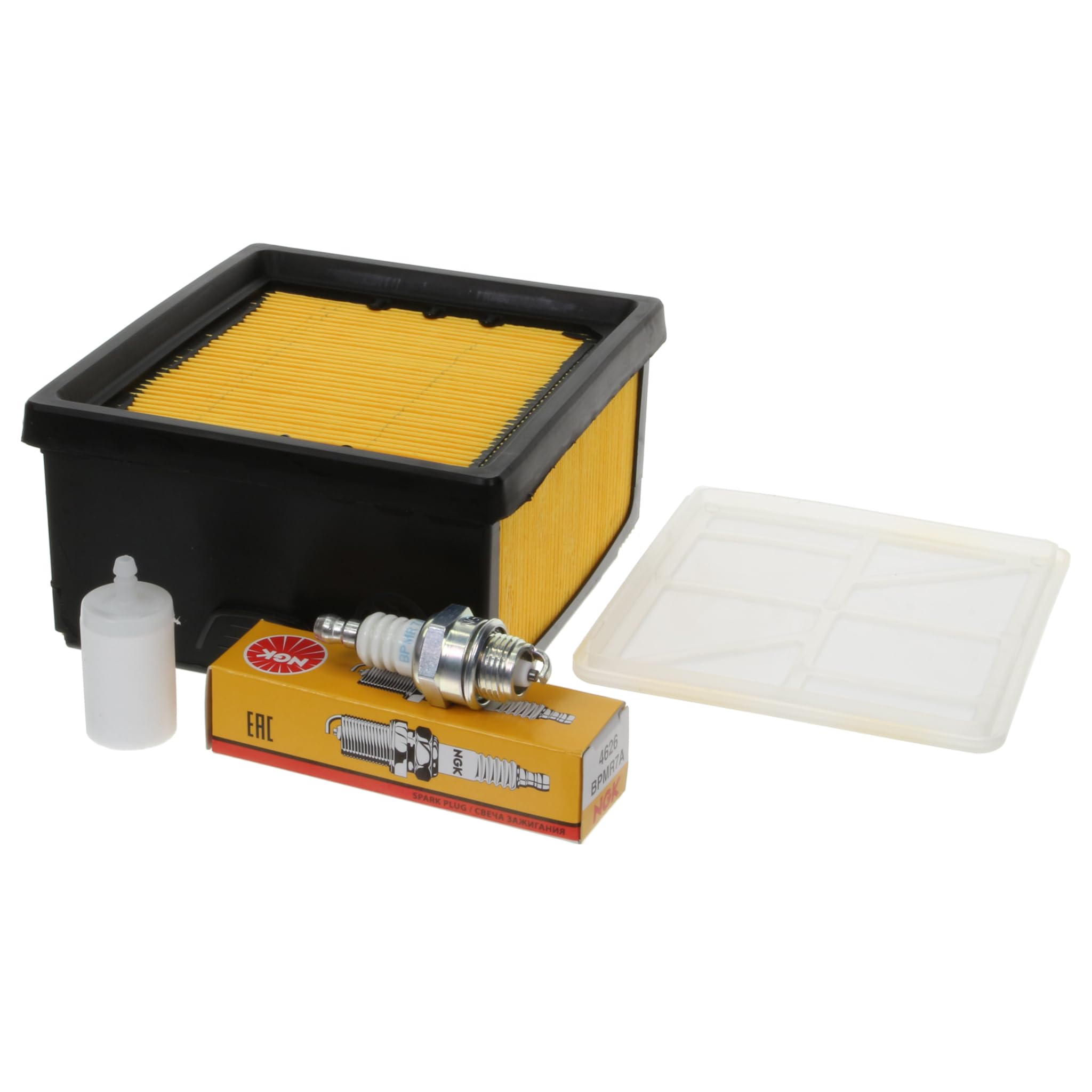Redpart Service Kit Compatible With Husqvarna K760 K770 - Includes Air Filter, Fuel Filter, Genuine Spark Plug