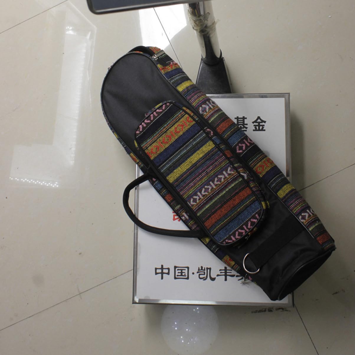 ifundom 1pieza Bolsa De Trompeta Acolchada De Oxford Práctica Funda De Instrumento Musical Diseño Portátil Compartimento Frontal Para Almacenamiento y Transporte De Trompetas