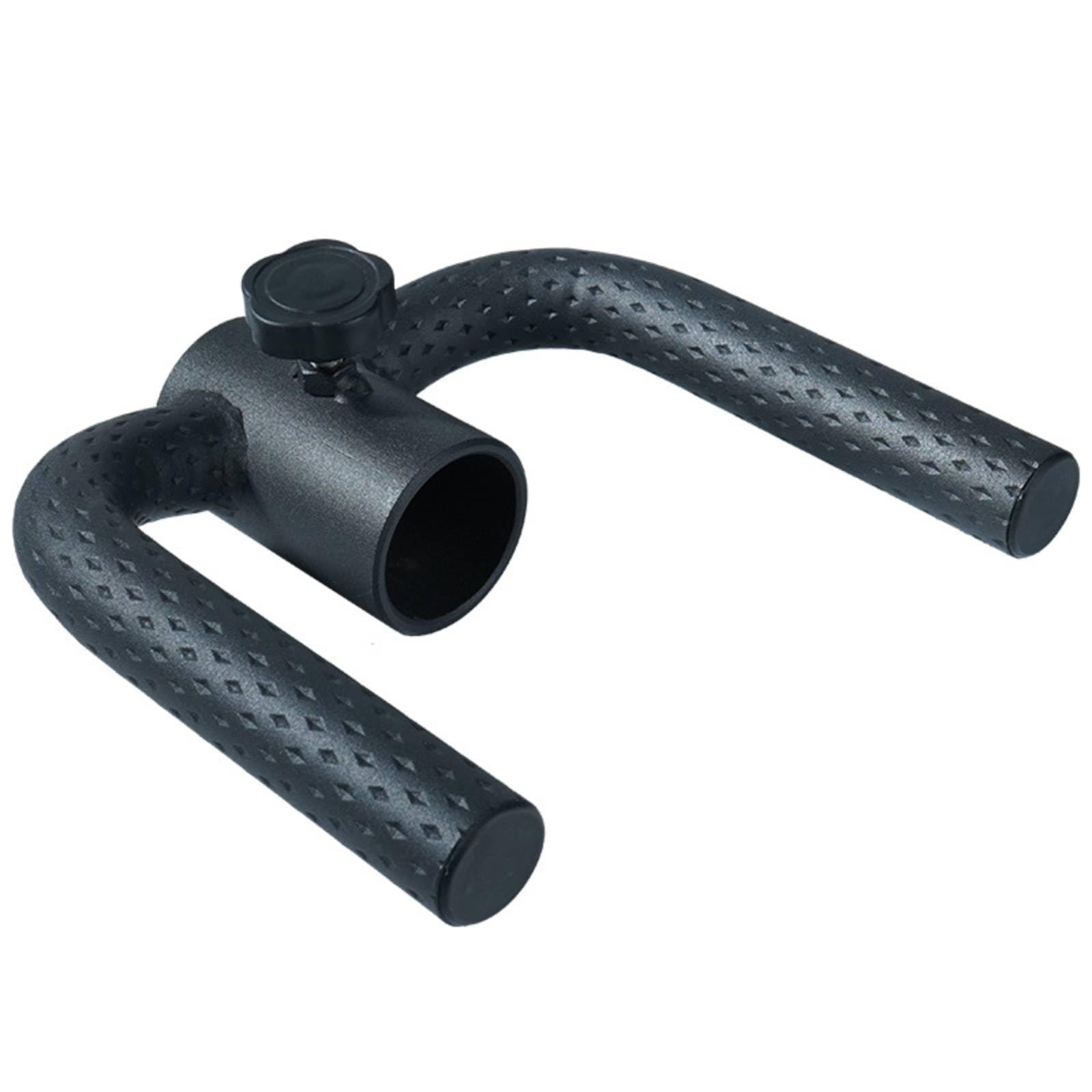 Mango de Entrenamiento con Barra para Pesas Barra Curvada Empuñaduras Antideslizantes Superficie Texturizada Acero Adaptador Interno 52 Mm