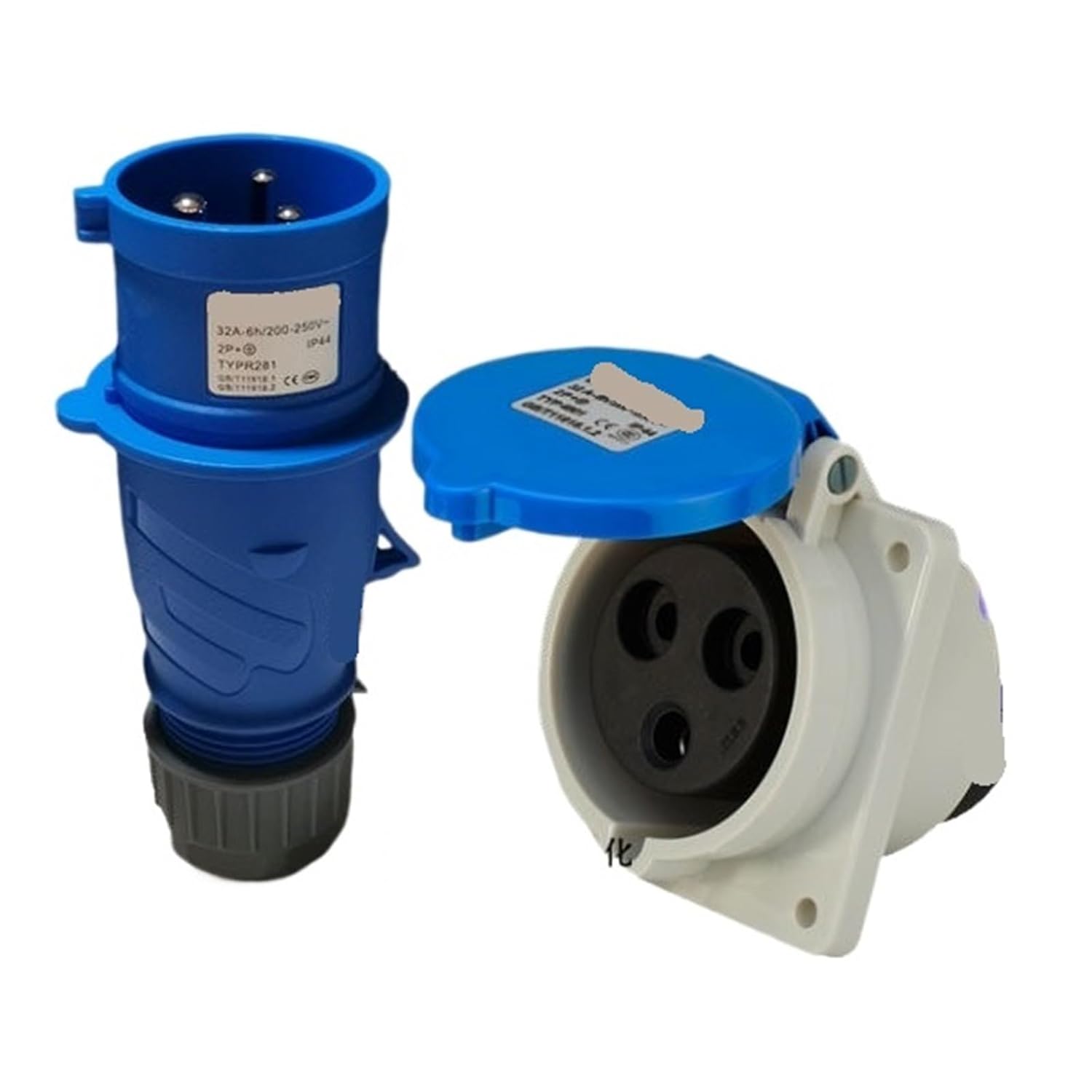 Industrial Socket IP44 PR281 PR4801 Concealed Socket P281 4801(TYPR281)