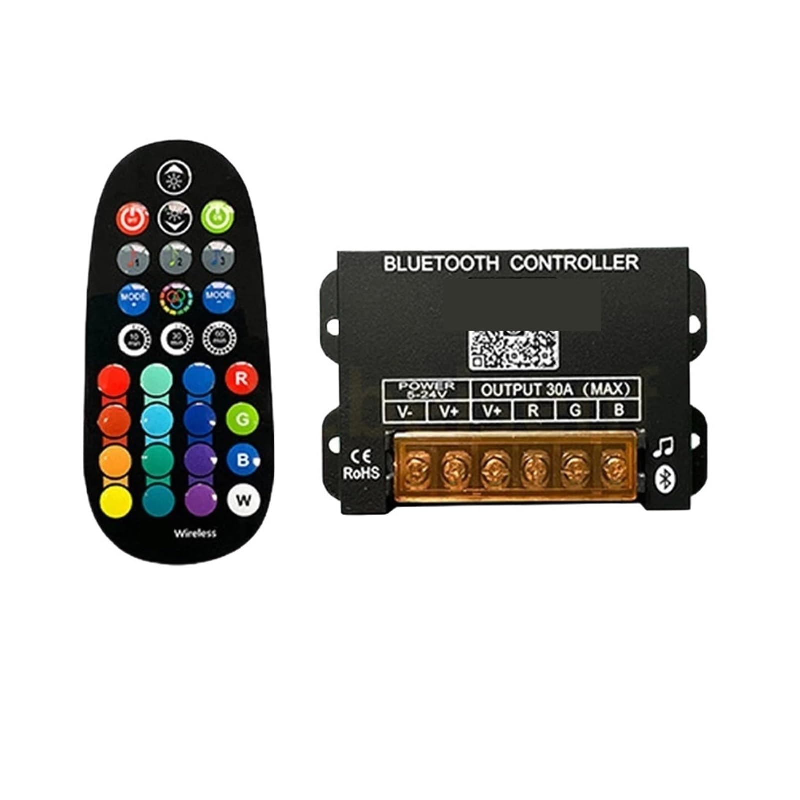 Controlador atenuador LED atenuador PWM 10A/CH adecuado for tiras de luz LED monocromáticas, RGB, RGBW/luces de módulo DC5-24V(RGBw (4CH))