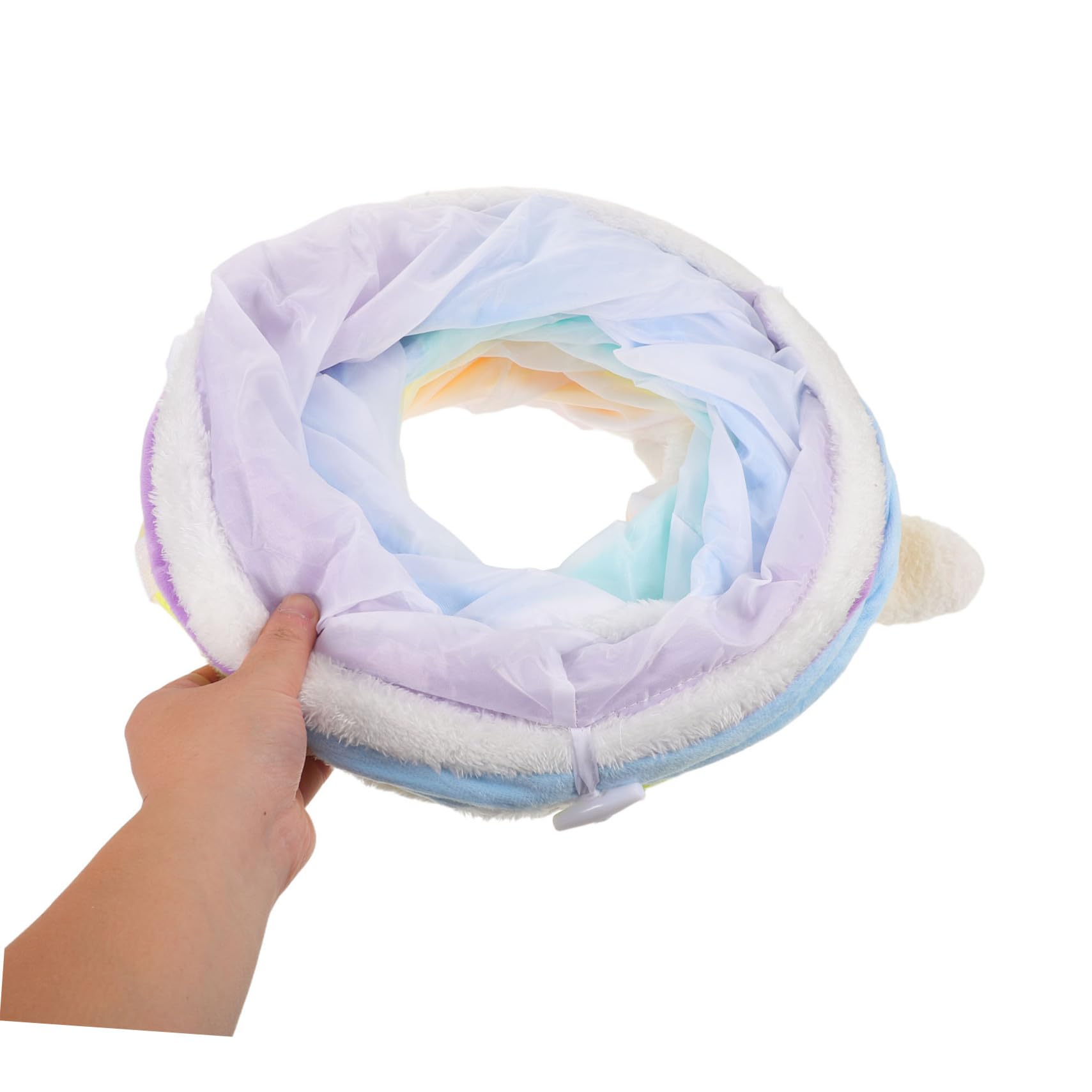 SHINEOFI Juguete Túnel para Gatos De Túnel Espiral Plegable Juguete De Persecución para Gatos y Gatitos para Mascotas Pequeñas Interiores