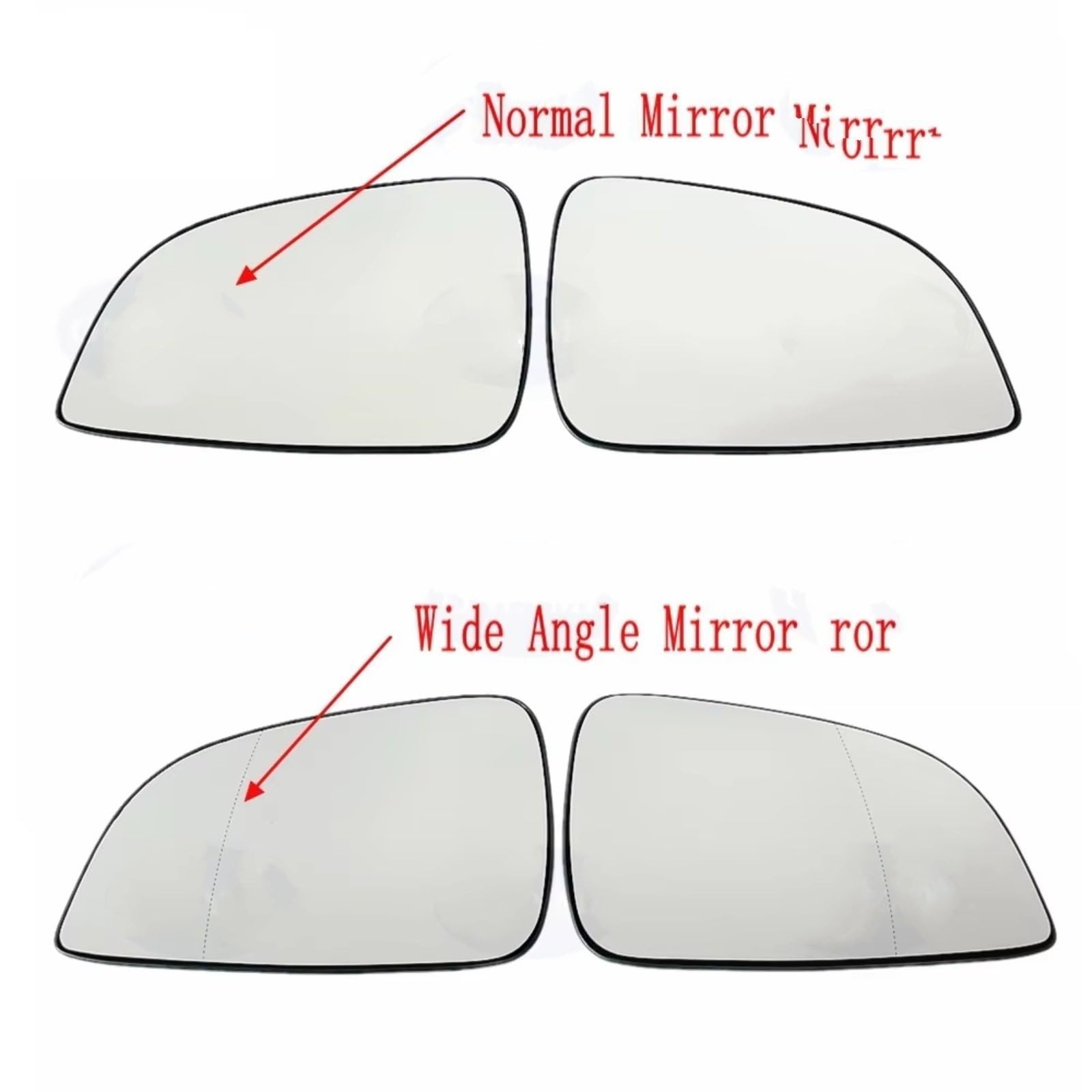 Seitenspiegelglas für Opel für Astra H/GTC 2009–2013 Auto beheiztes Weitwinkel-konvexes Spiegelglas 13300626 13300629