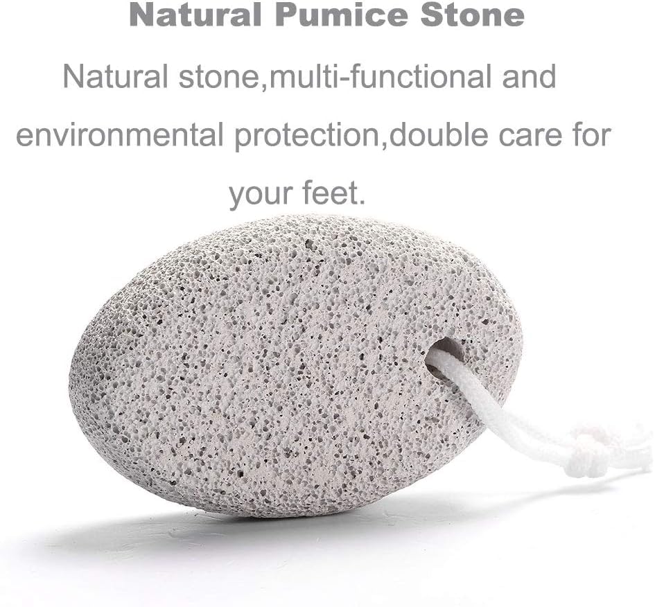 Keli Natural Pumice Stone for Feet Lava Pedicure Tools Callus Remover for Feet and Hands Natural Foot File Exfoliation to Remove Dead Skin, Heels, Elbows, Hands (1 Pcs Pumice Stone Big Size 10.5x7x3.5 cm) 1