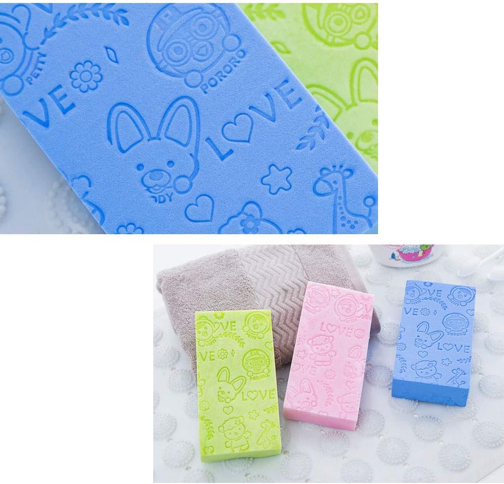 Ultra Soft Exfoliating Sponge Shower Brush,Spa Scrub Exfoliating Bath Body Shower Sponge, 2 PCS Random Colors : Beauty & Personal Care