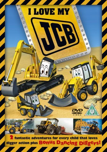 I Love My JCB DVD el regalo ideal de cumpleaños para niños ingenieros