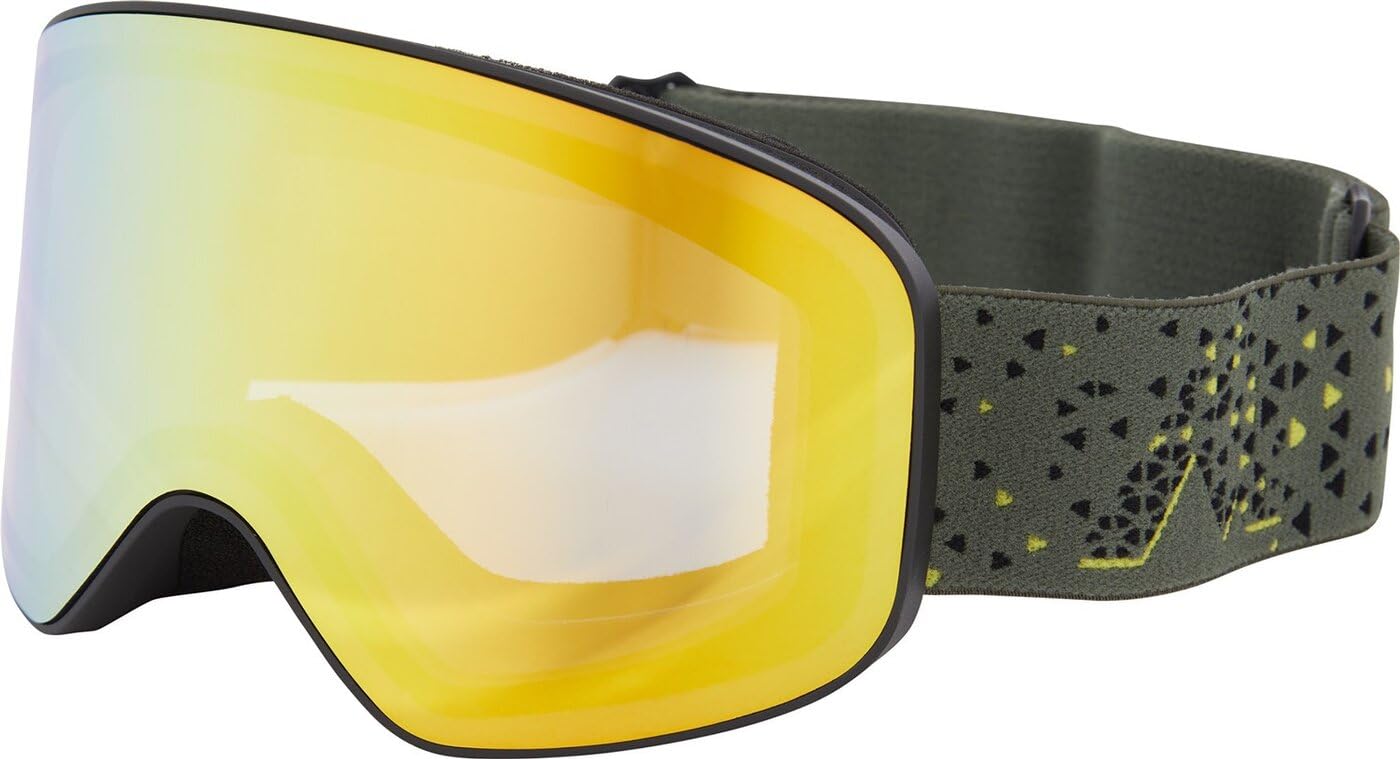 McKinley Unisex Flyte Revo Gogle narciarskie Green Dark/Green Lim One Size