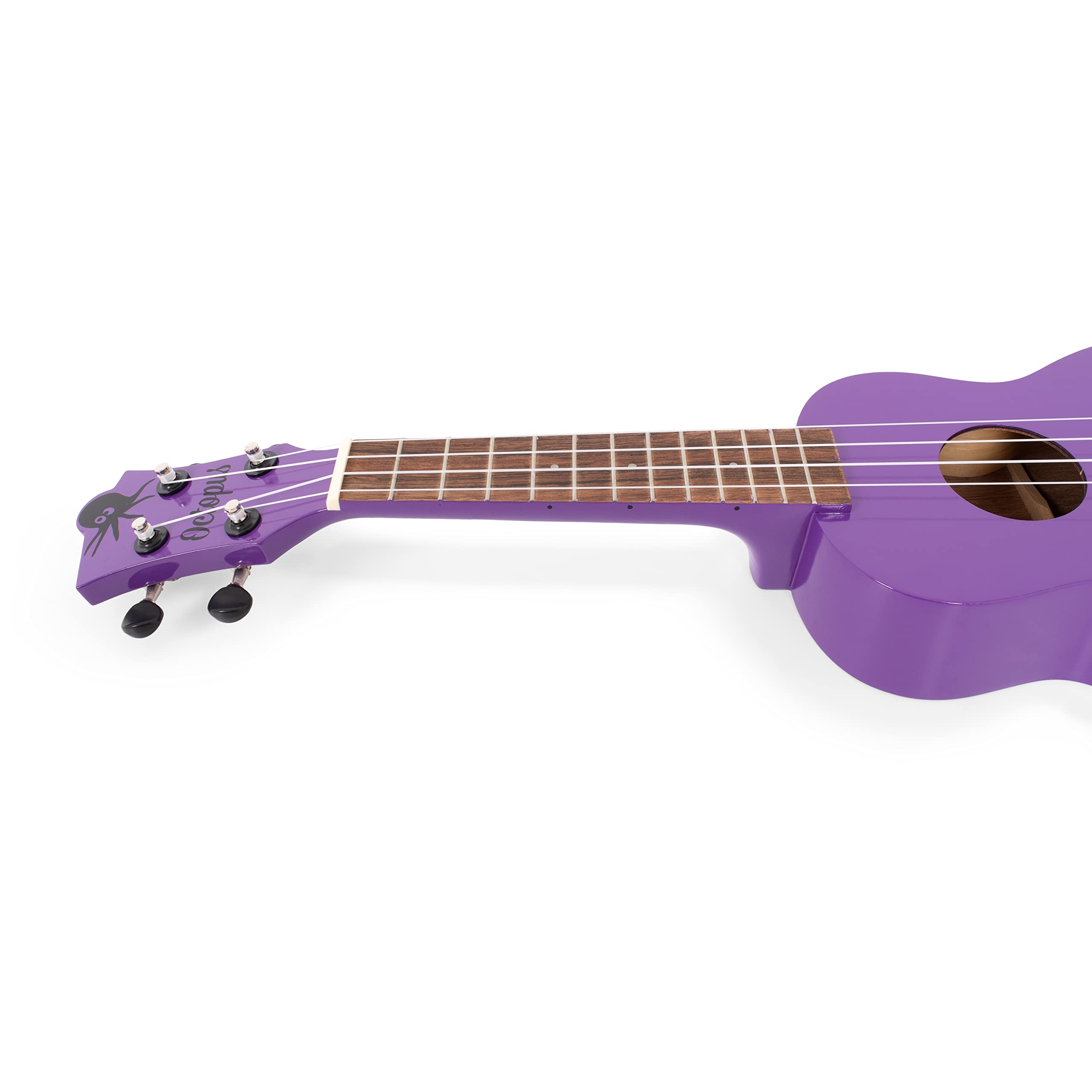 Octopus UK205 - Ukelele soprano en color morado completo
