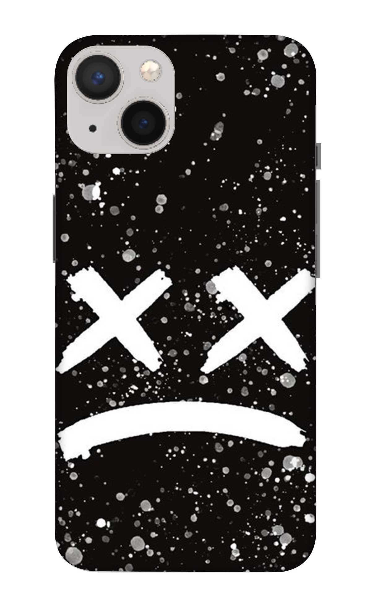 NDCOM iPhone 13 Back Cover - Durable and Sleek iPhone 13 Cover - Precision Fit i Phone 13 Cover for Maximum Protection Lil Peep Sad Face Printed Hard Case