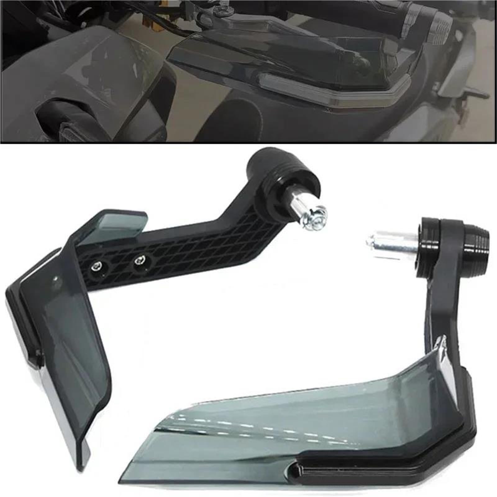 Protège-Mains Moto Rouge Pour Yamaha NMAX 125 155 - Pare-Mains Guidon CNC Aluminium - Accessoires N-Max