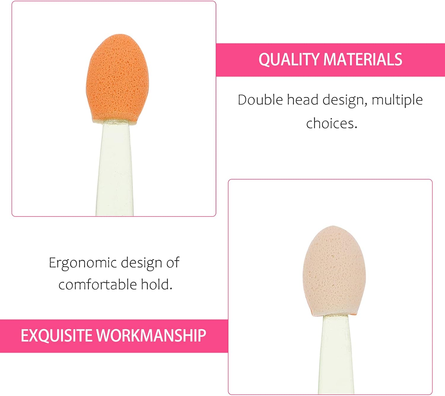 新品 正規品 Kesyoo スポンジチップ 100個 アイシャドーブラシ アイシャドー化粧ブラシ メイクブラシ 化粧ツール 両面 ダブル アイシャドウブラシ グリーン Apaesaoroque Com Br