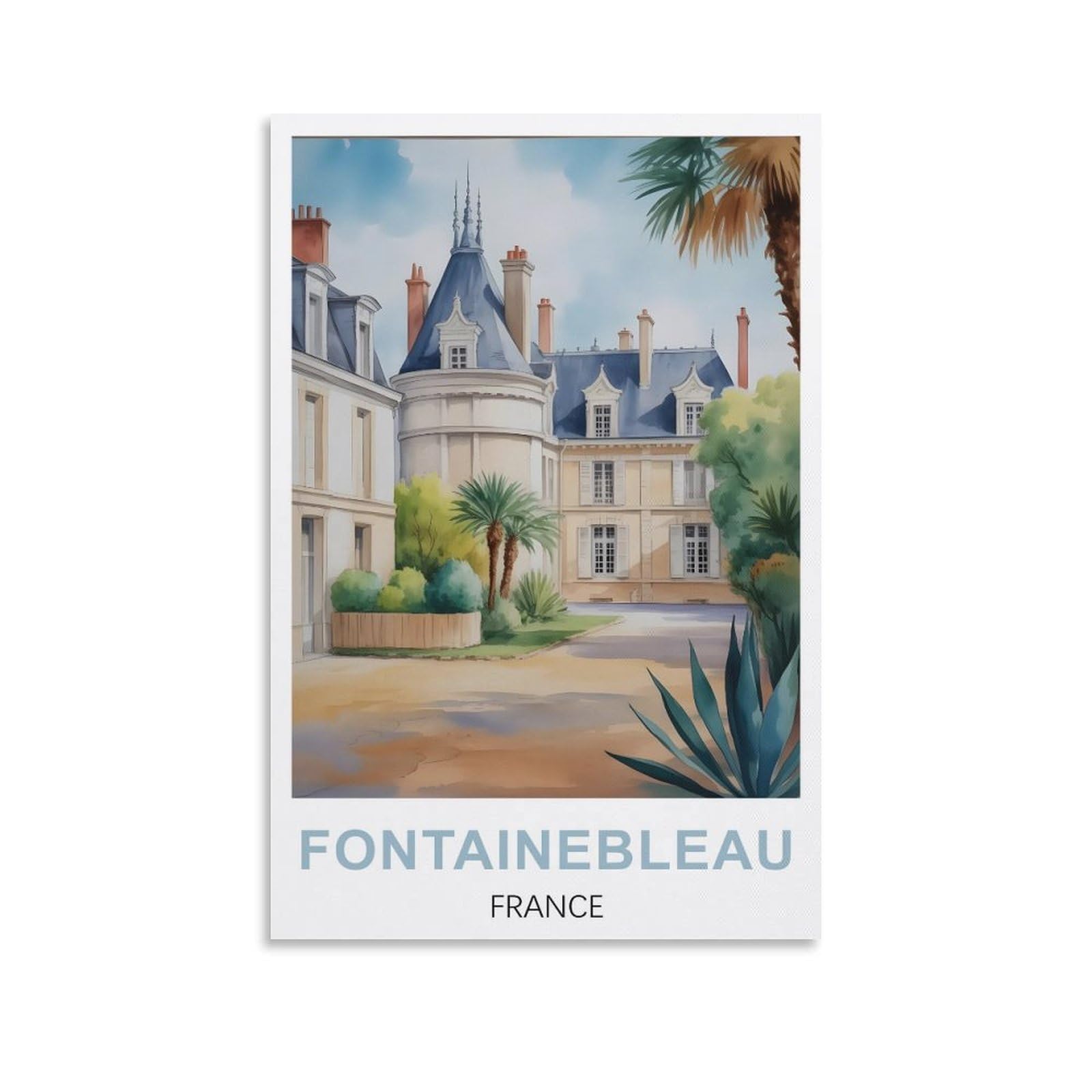 EZMLFA DIY 5D Diamond Art Painting Kits,Fontainebleau Colourful Rhinestone Diamond Arts Kits for Beginners, Perfect Home Wall Decor Gifts 30x40cm