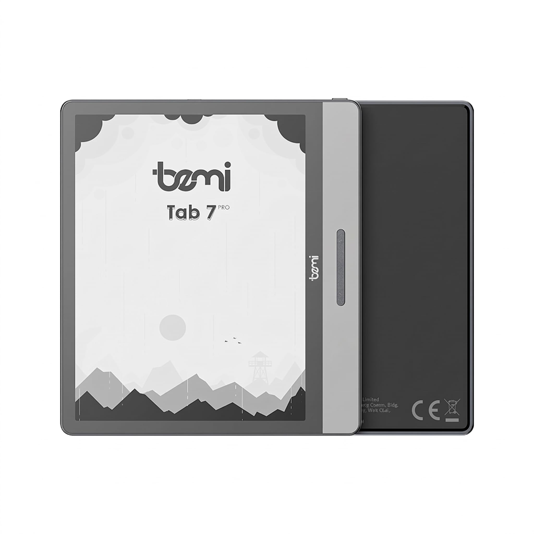 Bemi Cognita Tab 7 Pro Czytnik E-booków 7" E Ink Carta 300 PPI Android 11 Wi-Fi 5 Bluetooth 32GB Smukły 6,5 mm Ciemnoszary