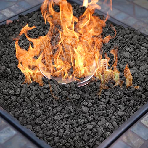 Image of Onlyfire 10Lbs Black Lava Rock for Fire Pit /Fireplace /Gas Grill /Landscaping