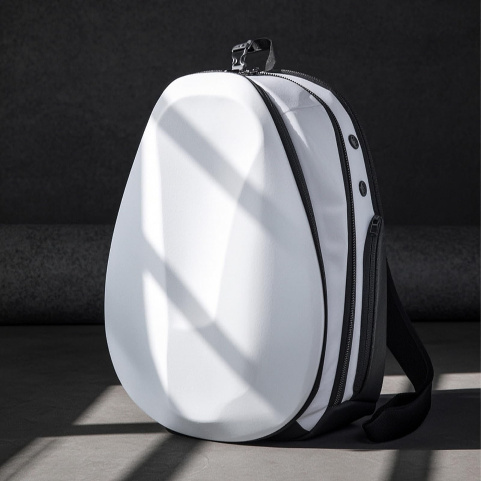Baoblaze Custodia Borsa Zaino Porta Racchette Sacca Protettiva con Corpo Rigido Vano per 2 Racchette Tasca Laterale E Comparto