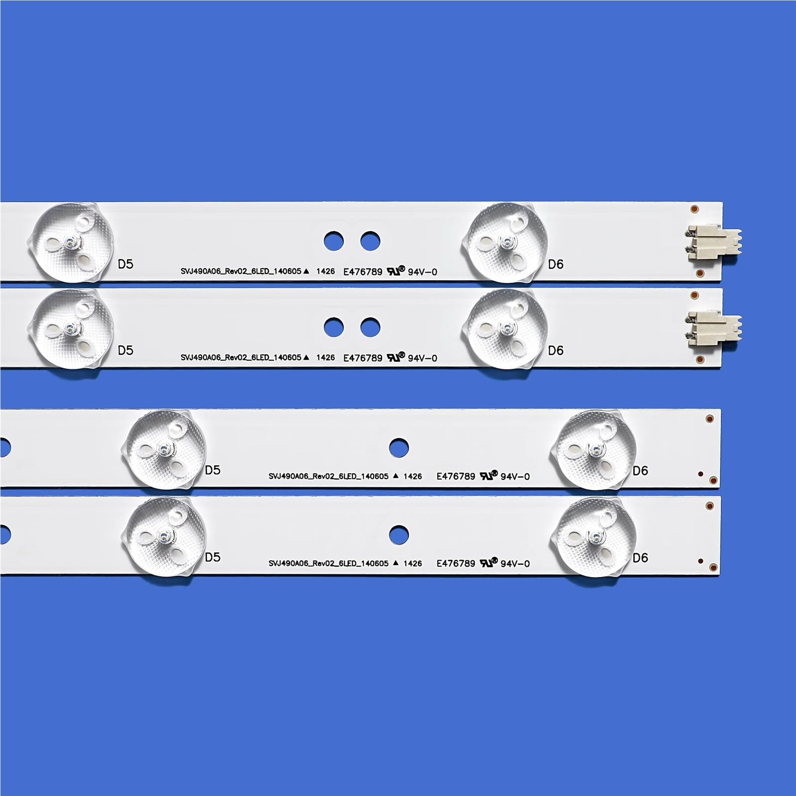 TV LED LED49C1000N LED49C1080N 49D1000 49C1000 49C2000 LB49002 V LB-C490F14-E1-L Striscia di Retroilluminazione 10pz