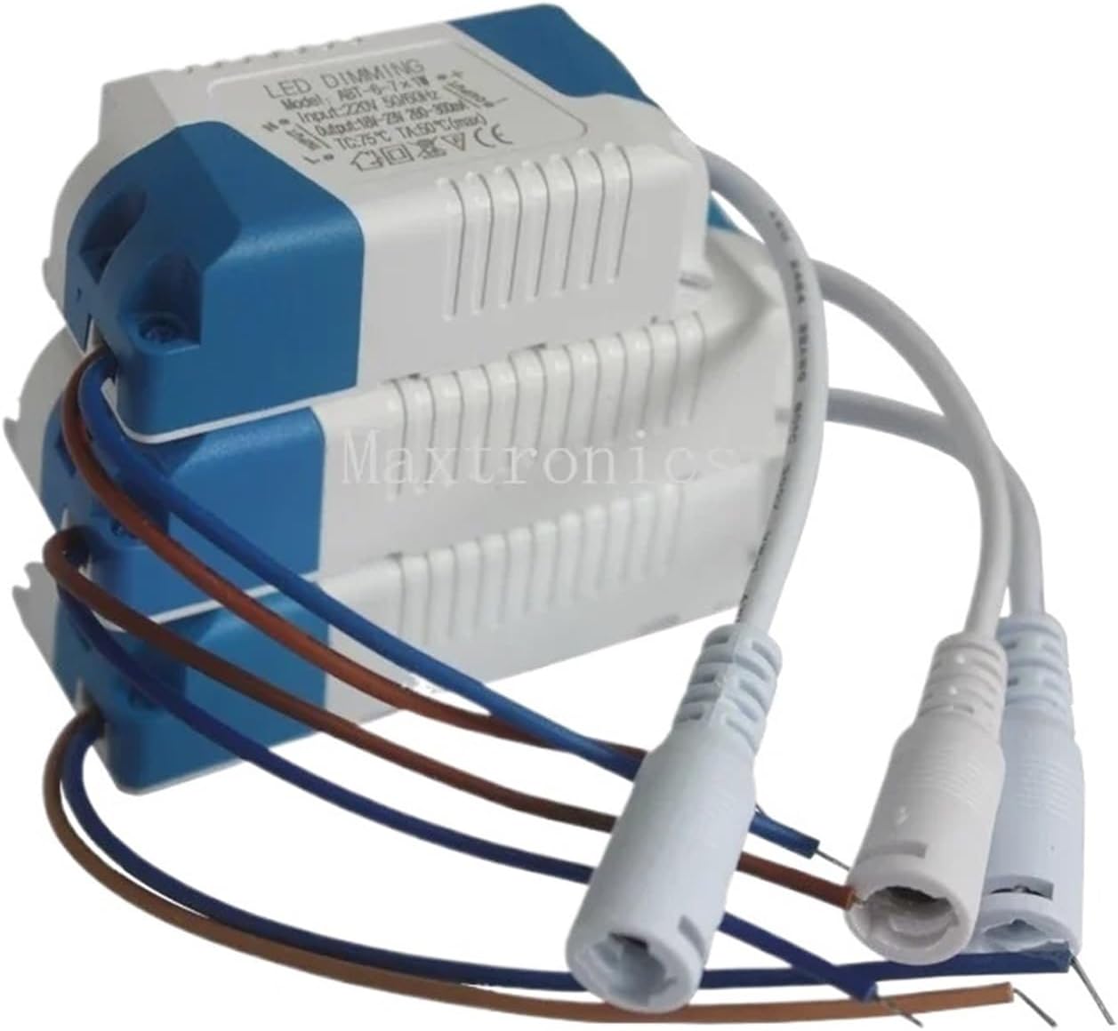 1 個 AC110/220V 3-24 ワット調光可能な LED ドライビングライトトランス 300mA 電源アダプタ DC メスヘ