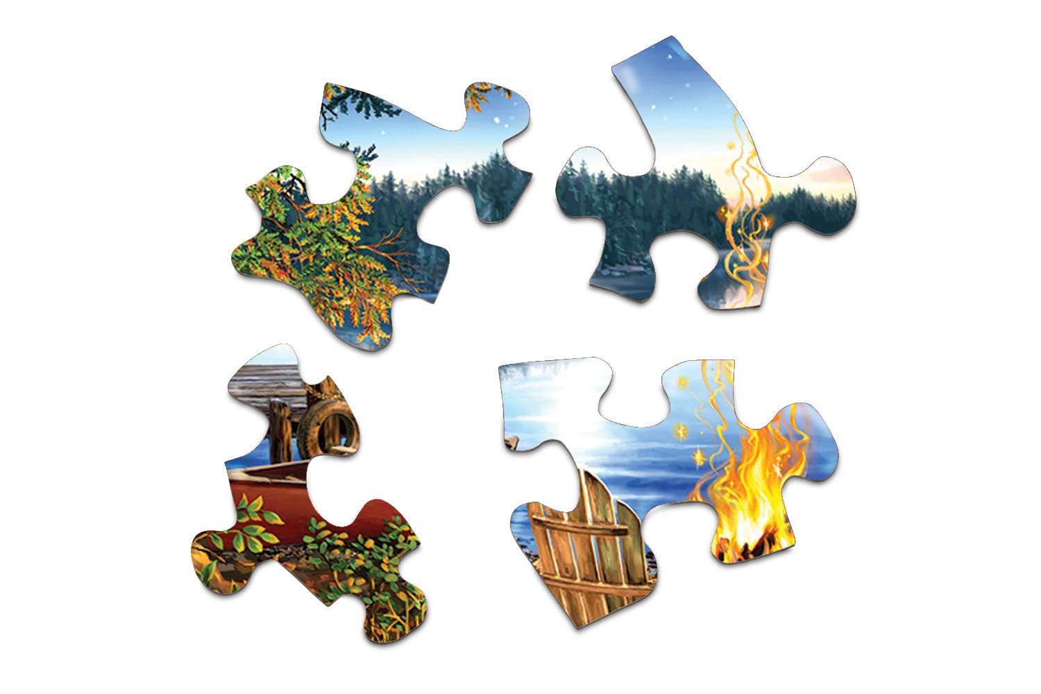Amazon.com: Springbok Majestic 500 Piece Wood Jigsaw Puzzle