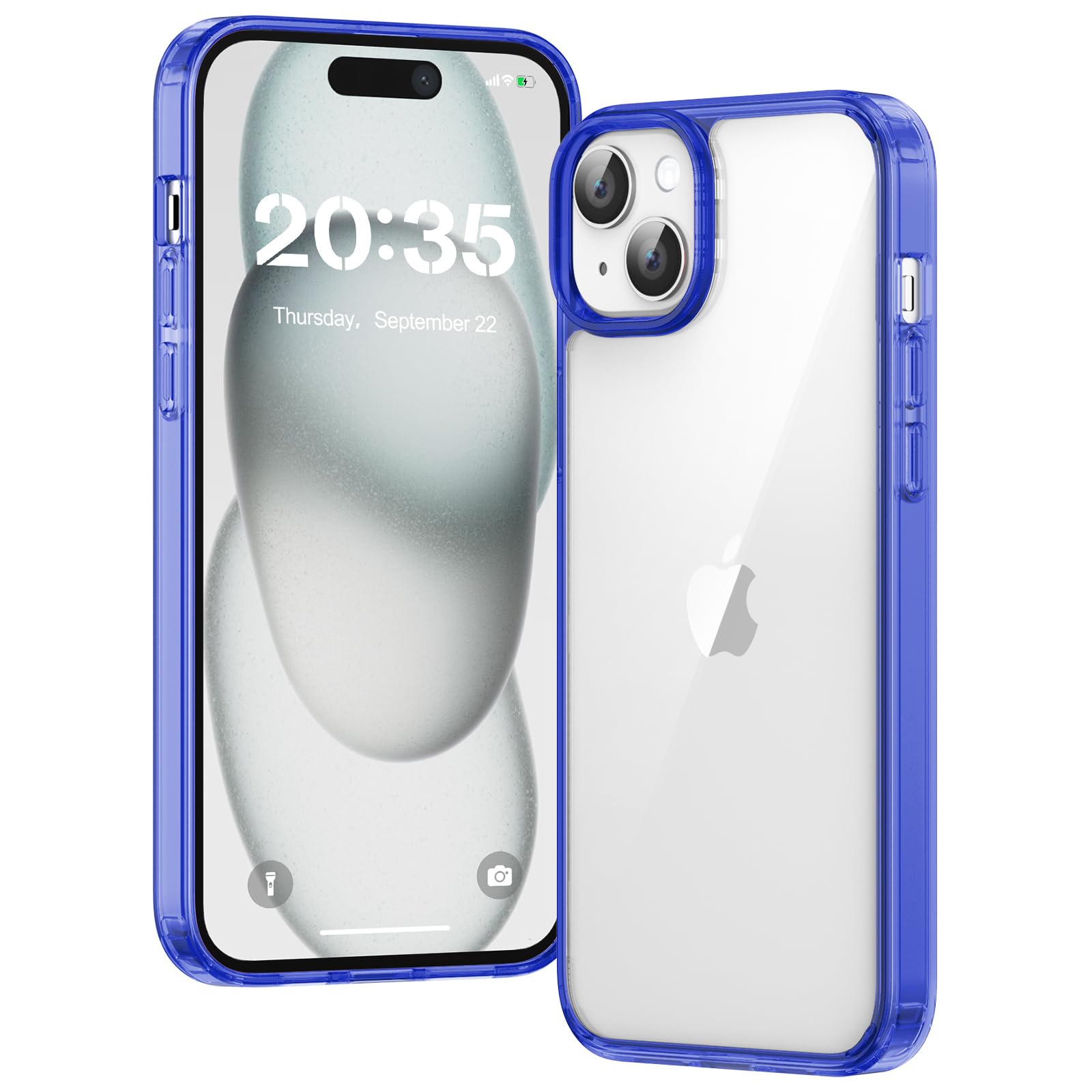 Clear Case for iPhone 15, Ultra Thin, Shockproof TPU Cover, Anti-Yellowing, Crystal Clear, Phone Case for Apple iPhone 15 - Clear — view 157