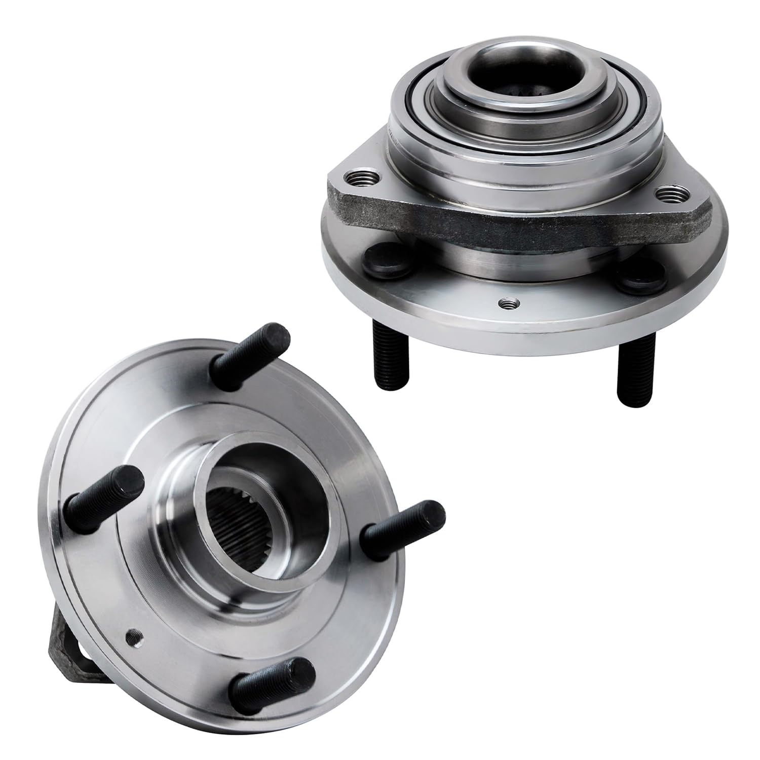Detroit Axle - Pair (2) Front Wheel Hub and Bearing Assembly for 2004-2005