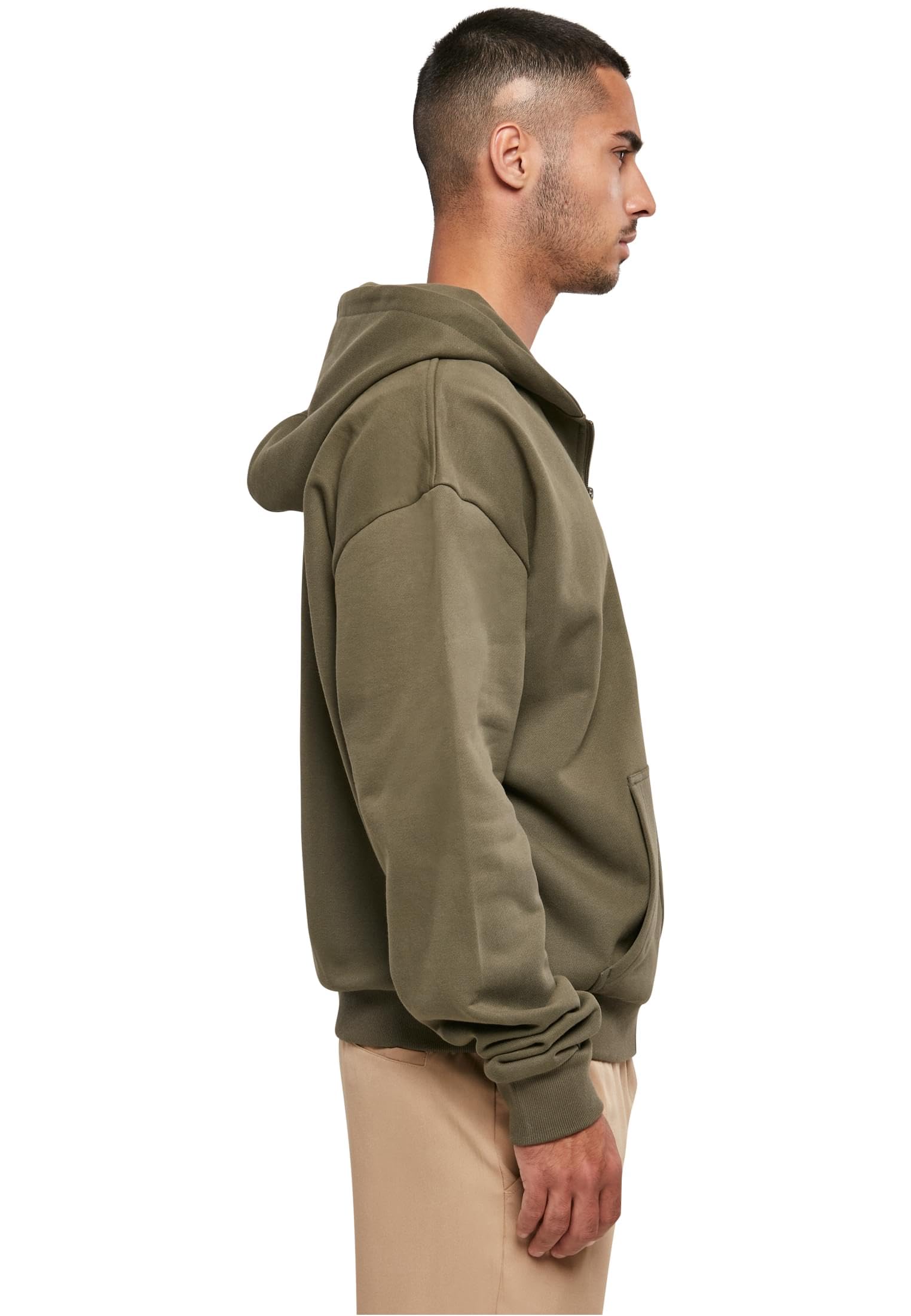 Build Your Brand Herren Hoodie Ultra Heavy Zip Hoody, lässiger Hoodie mit Reißverschluss für Männer, Größen XS - 5XL