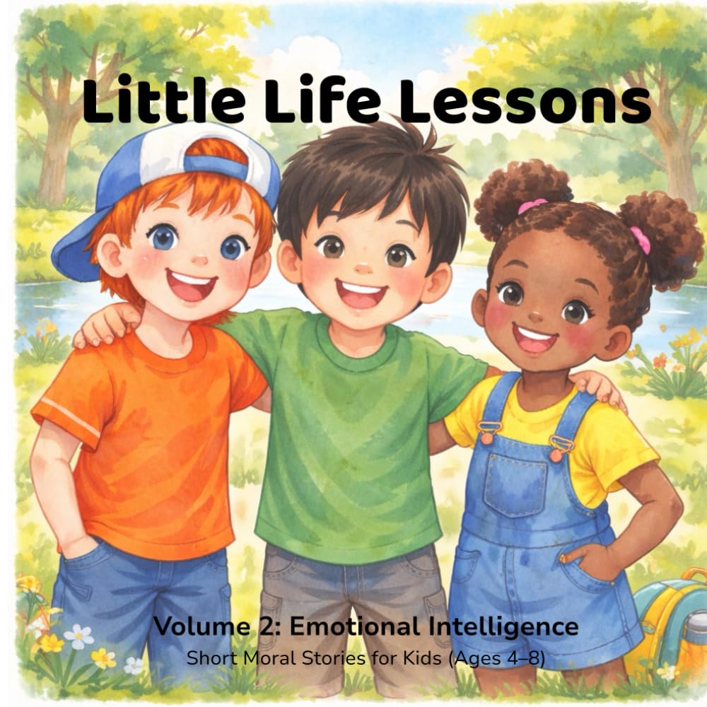 Little Life Lessons: Volume 2 — Emotional Intelligence: Short Moral Stories for Kids Ages 4–8 | Bedtime Stories That Teach Emotions, Confidence, Empathy, and Self-Control