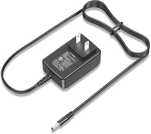 Miniatura 8 de Cable de alimentación de 12 V con certificación UL para Koorui 24E4 24N5C 24N50C 24N1A 22N1 Cargador de monitor Adaptador de CA de repuesto 6.0 pies
