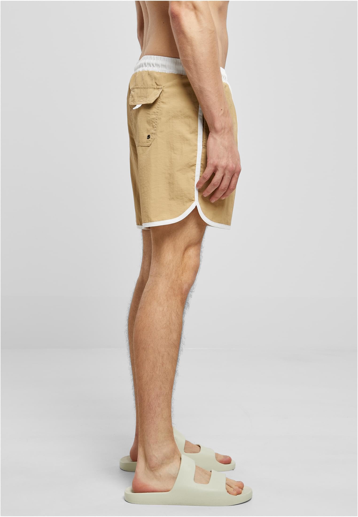 Urban Classics Retro Hombre Bañador Gris Marengo