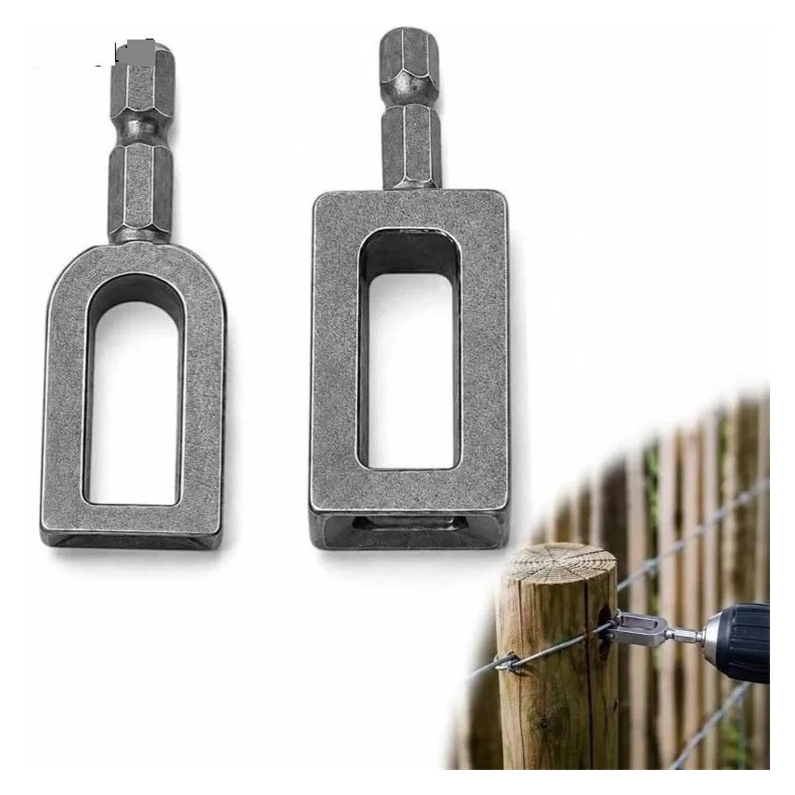 Drill Wire Twister for 9&11 Fence Tying Electric Chuck Chain Link Twist Sleeve(A3)