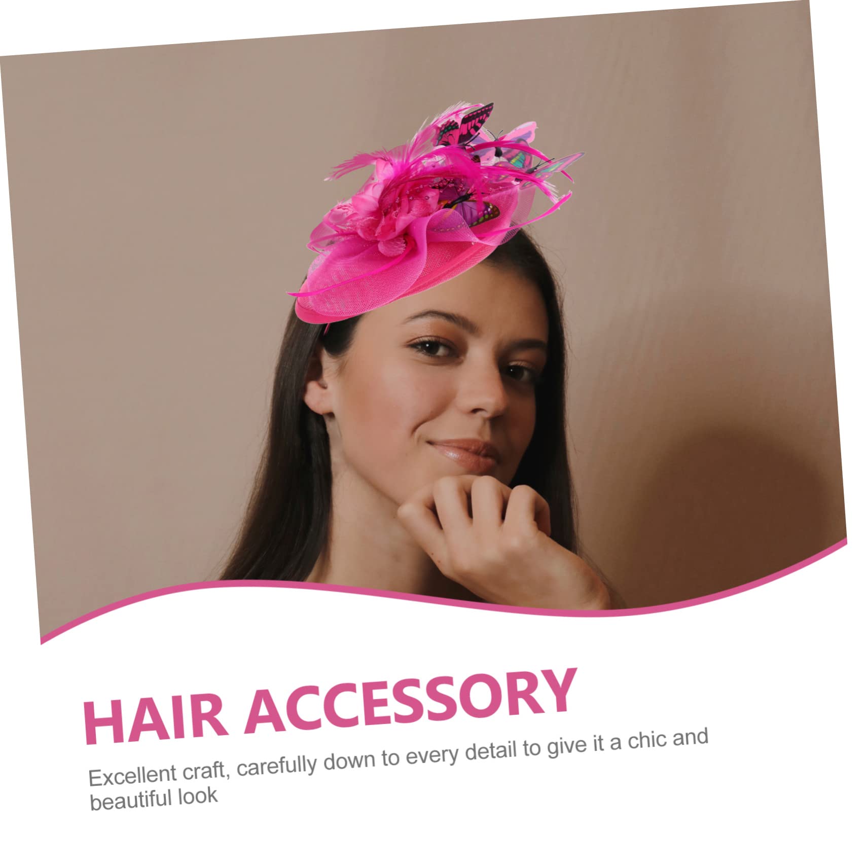 Holibanna 4piezas Sombrero Fascinator De Mujeres Diadema Para Fiestas Té y Eventos Formales Diseño y Elegante