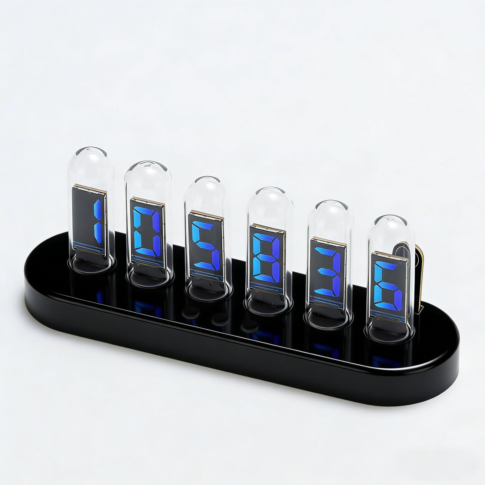Reloj de Tubo de Neón RGB Retro Despertador Digital Decorativo para