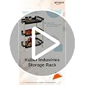 Image of Kuber Industries Plastic Shelf Rack for Storage | Multipurpose Three Layer Storage Organizer Rack for Household, Office, Bedroom, Kitchen, Living Room - Brown